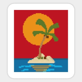 8-bit Dream Island Sticker